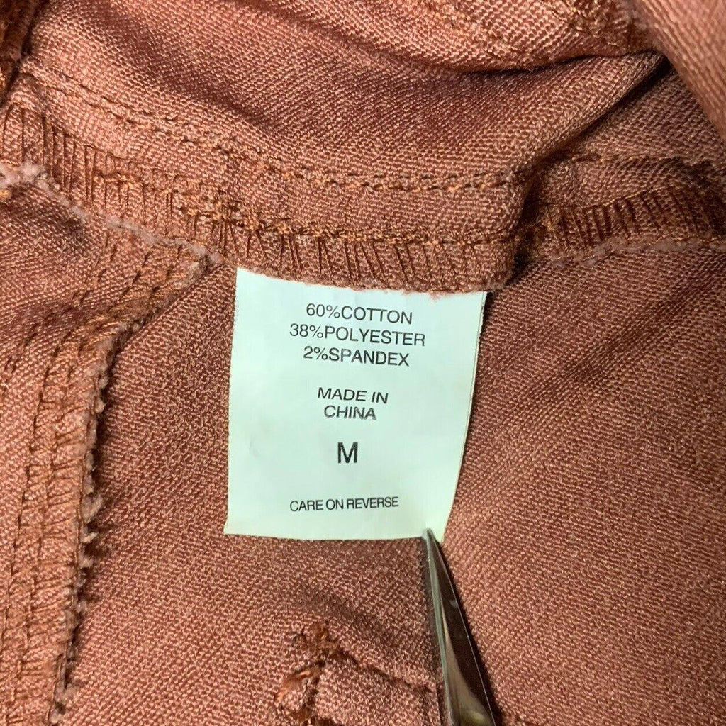 Soho Women's  Size M High Waist  Legging Pink Mauve Relaxed Fit Cropped Pants