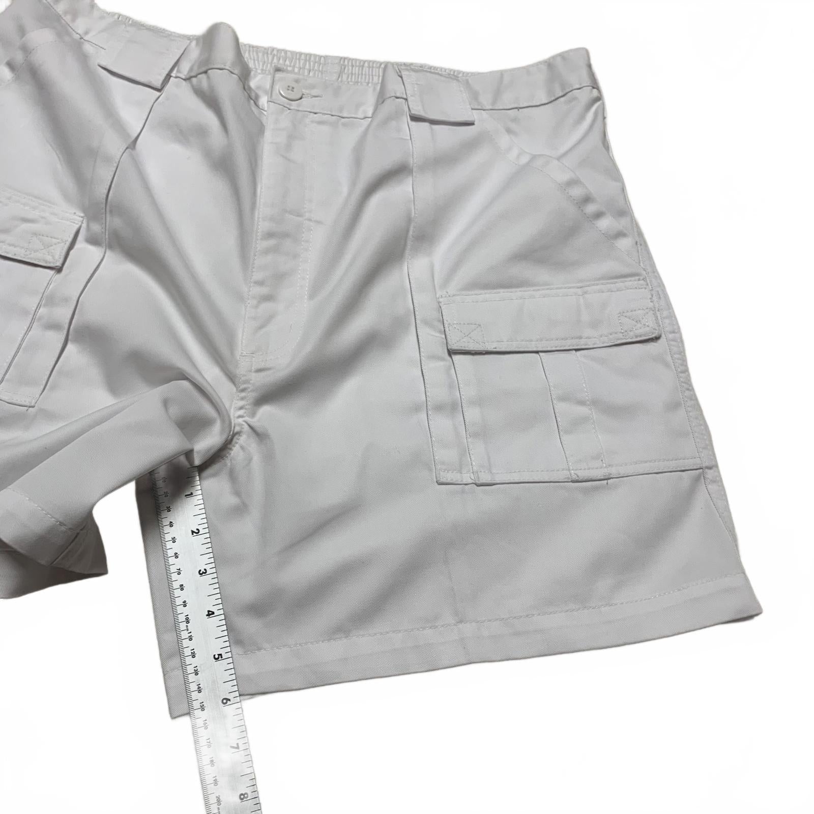 Weekender Mens Sz 42 White Denim Cargo Shorts W39 Outdoor