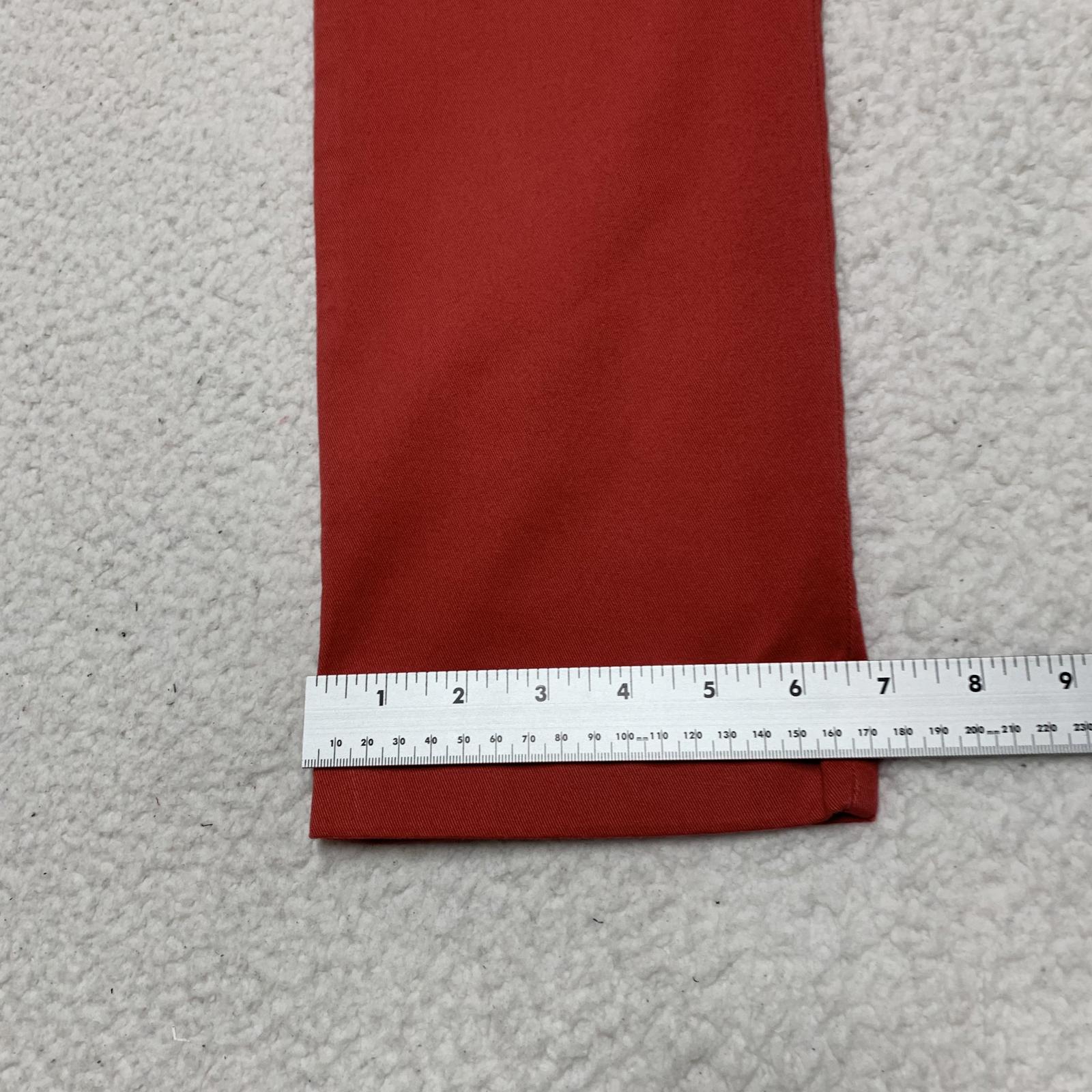 Crewcuts Kids Size 14 Red-Orange Slim Fit Pants Adjustable Waist 28x28L