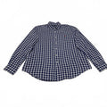 Ralph Lauren Men's Shirt Size L  Blue White Checkered Casual Button Long Sleeve