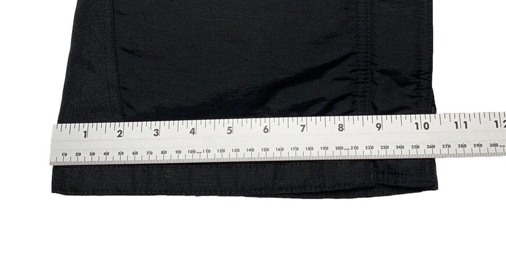 Slalom Snow Pants Men’s Size M Black Nylon Ankle Zip Pockets Ski Snowboard Storm