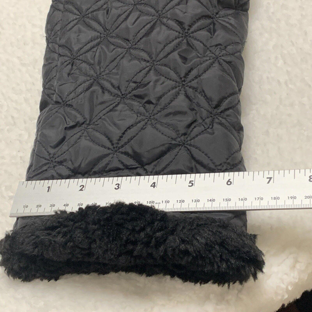 MARC New York Andrew Marc Women’s  XL Faux Fur  Black Quilted Winter Coat Puffer