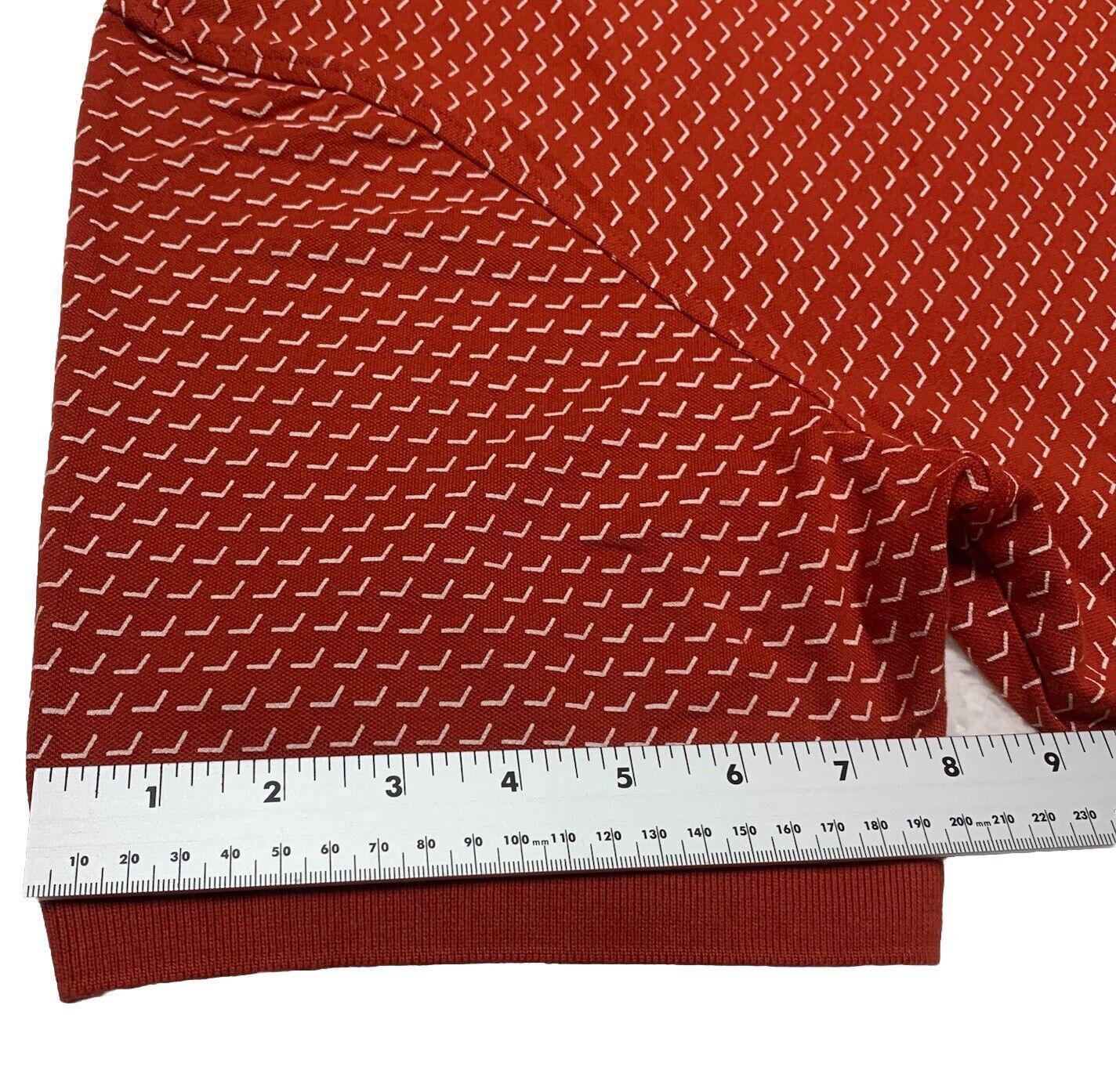 Tommy  Hilfiger Men’s XXL XXG TTG Polo Shirt Red/Orange
