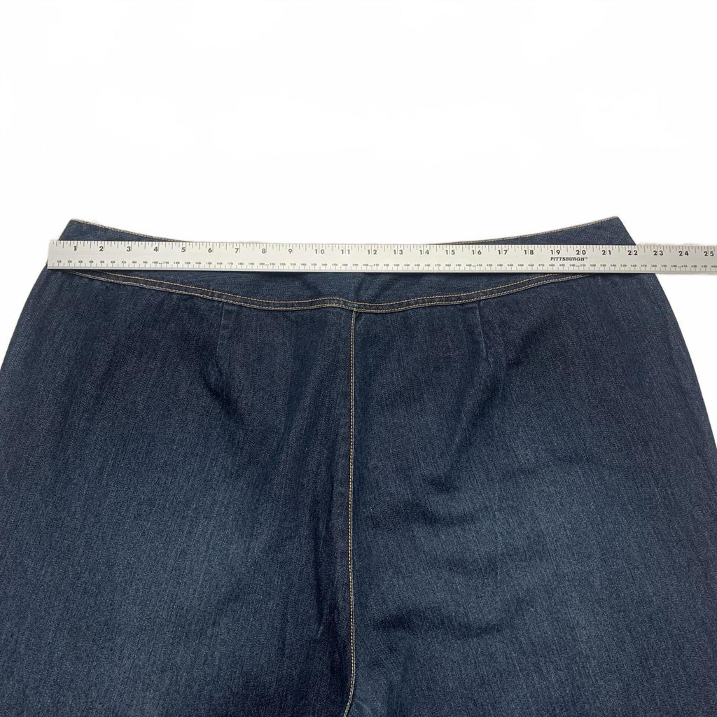 Sigrid Olsen Women's Sz 20 W Denim Jeans  Wide-Leg 44 x 30