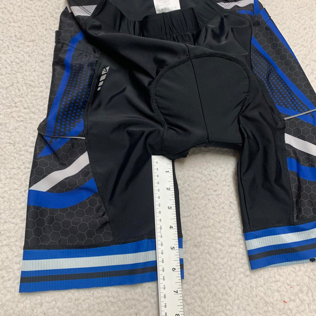 BALEAF Men's Size Large Blue Black Padded Cycling Shorts