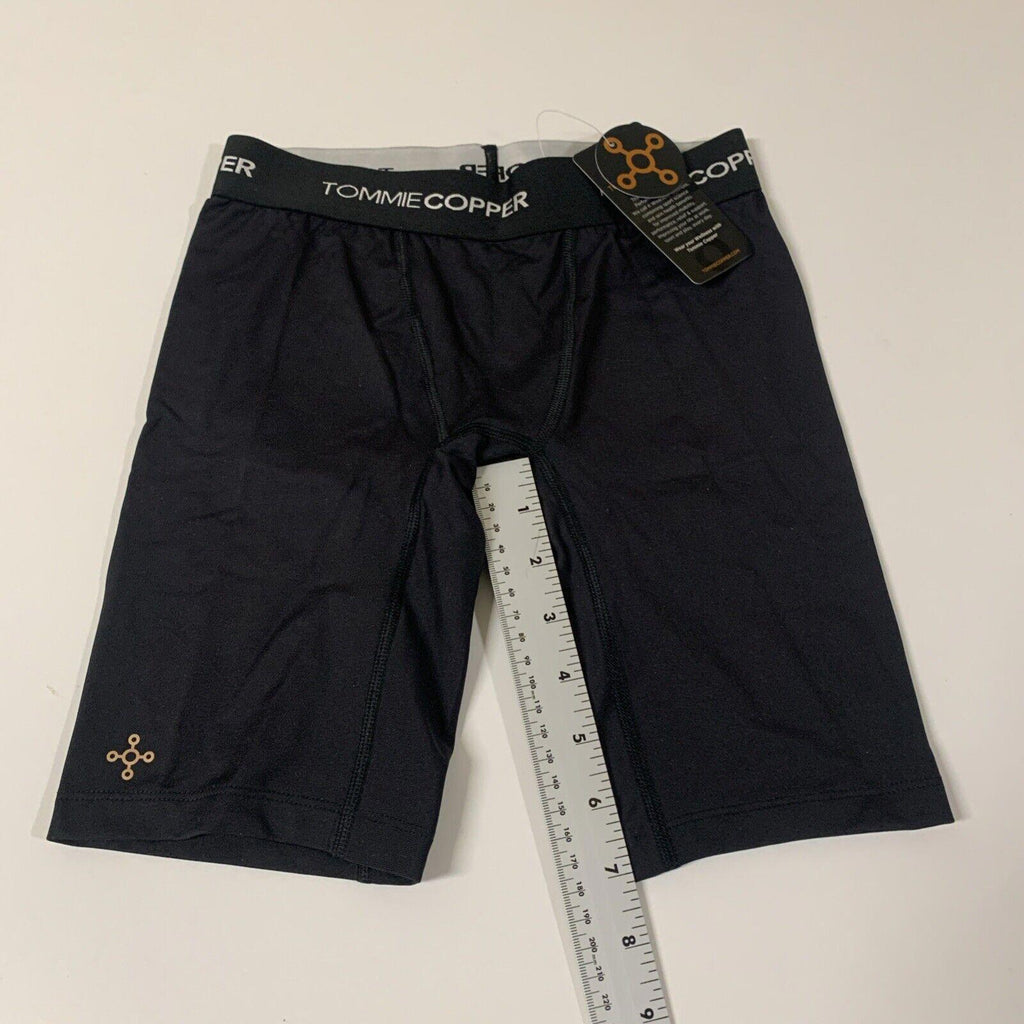 Tommie Copper Core Youth Boys Small Black Compression Biker Underlay Shorts