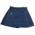 VTG OshKosh Genuine Girl Sz 14 Denim Blue  Skort Skirt Sz 14  W23.5 Cotton