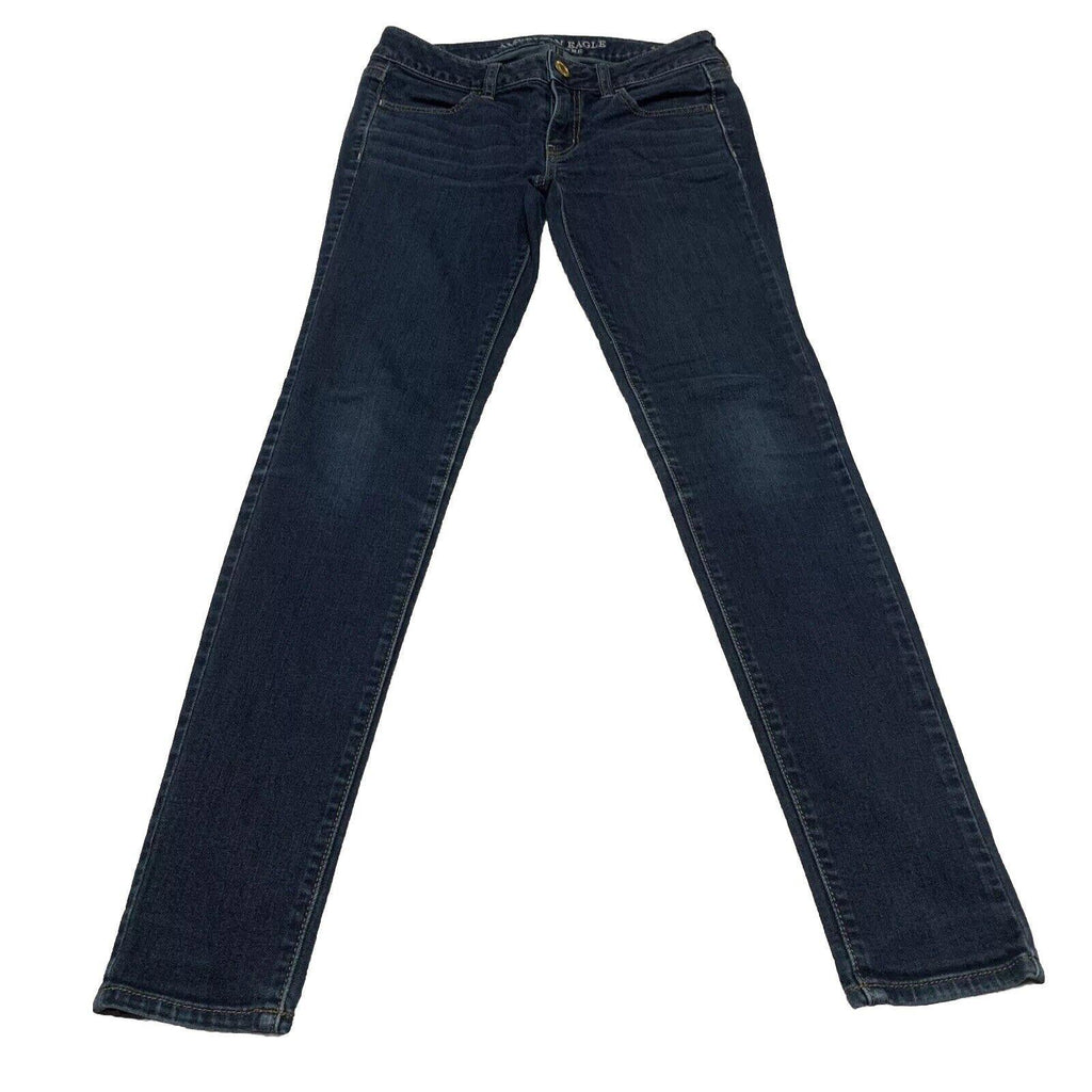 American Eagle Women's Jegging Size 2 Blue Stretch  Jeans