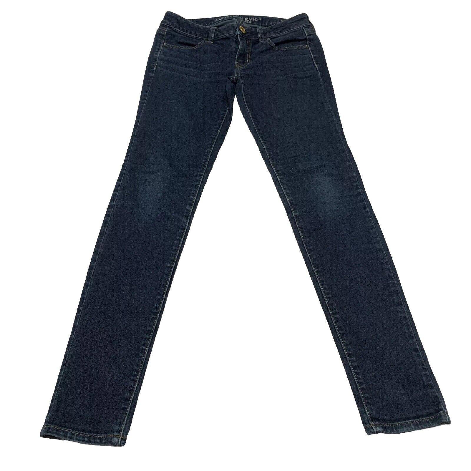 American Eagle Women's Jegging Size 2 Blue Stretch  Jeans