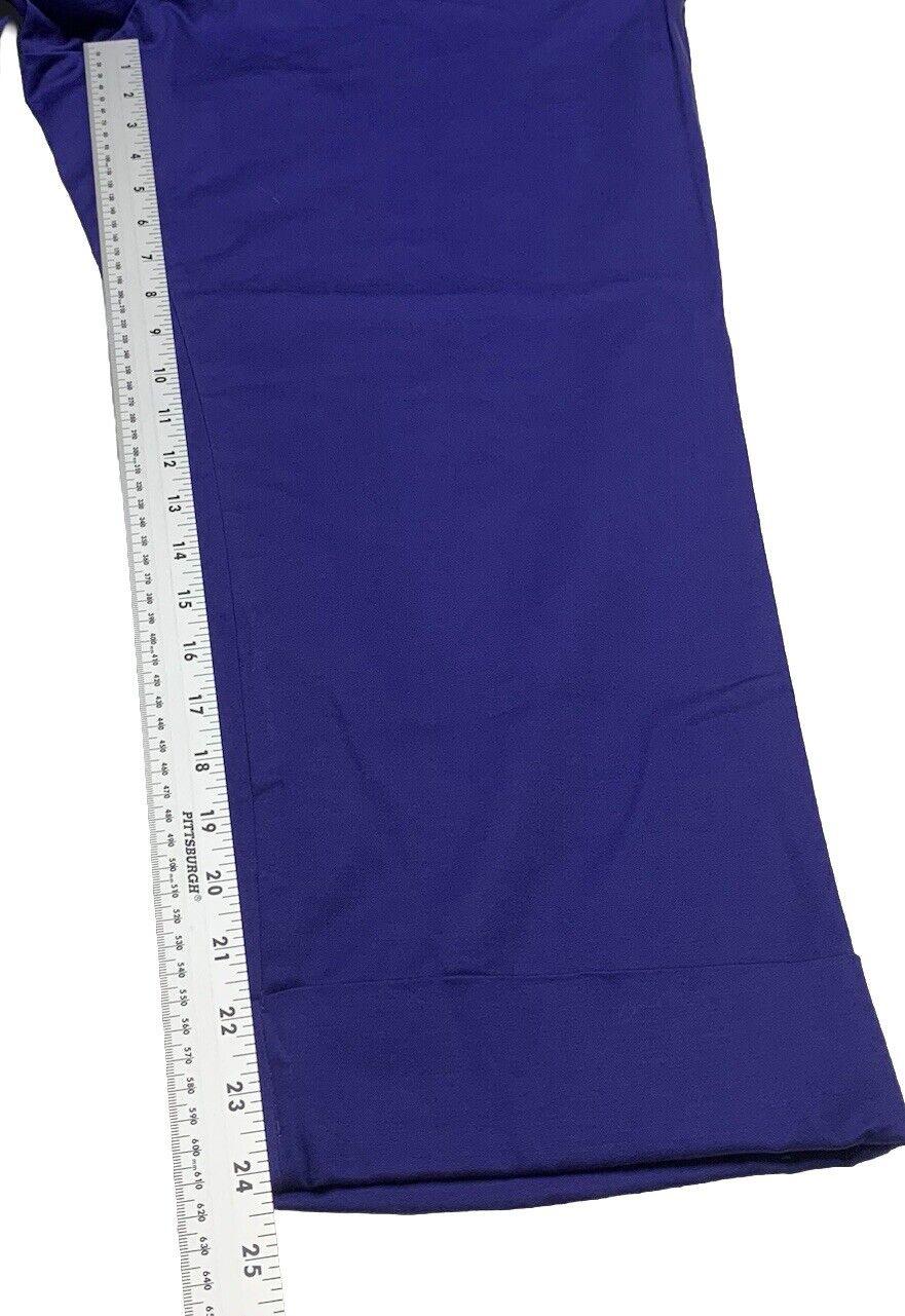 Mossimo Women’s 16 Capri Pants Slacks Purple Cuffed Stretch