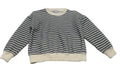 Zara Womens Size M Blue Beige Cropped Long Sleeve Sweater Top Loungewear