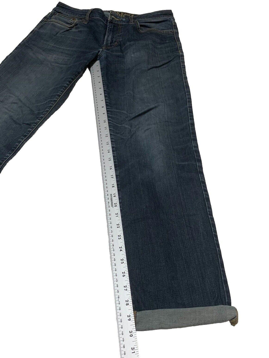 American Eagle Outfitters Straight Jeans Men's 32/34 Blue Dark Wash Flex Denim