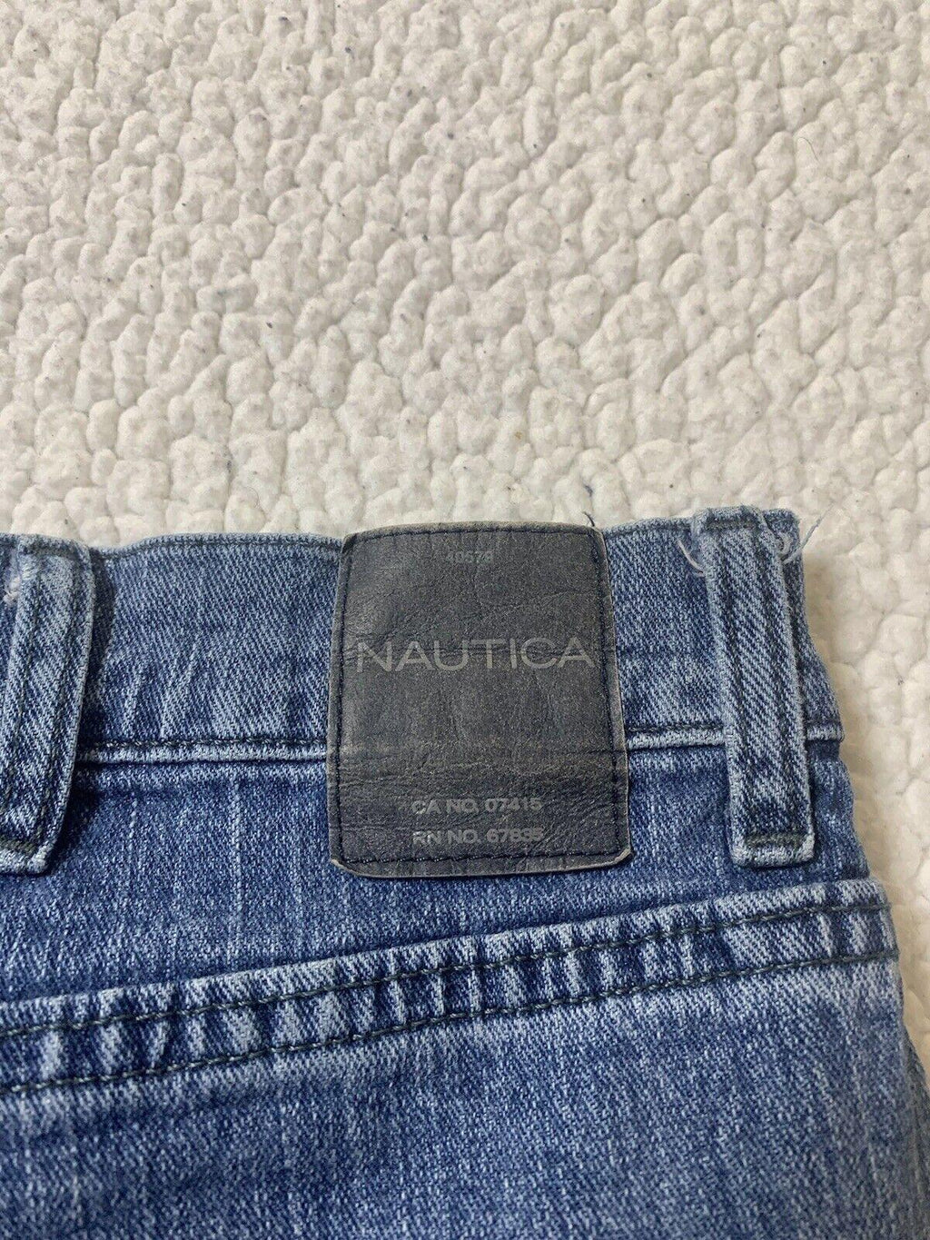 Nautica Jeans Men’s Size W38 32L Relaxed Fit Blue Stretch