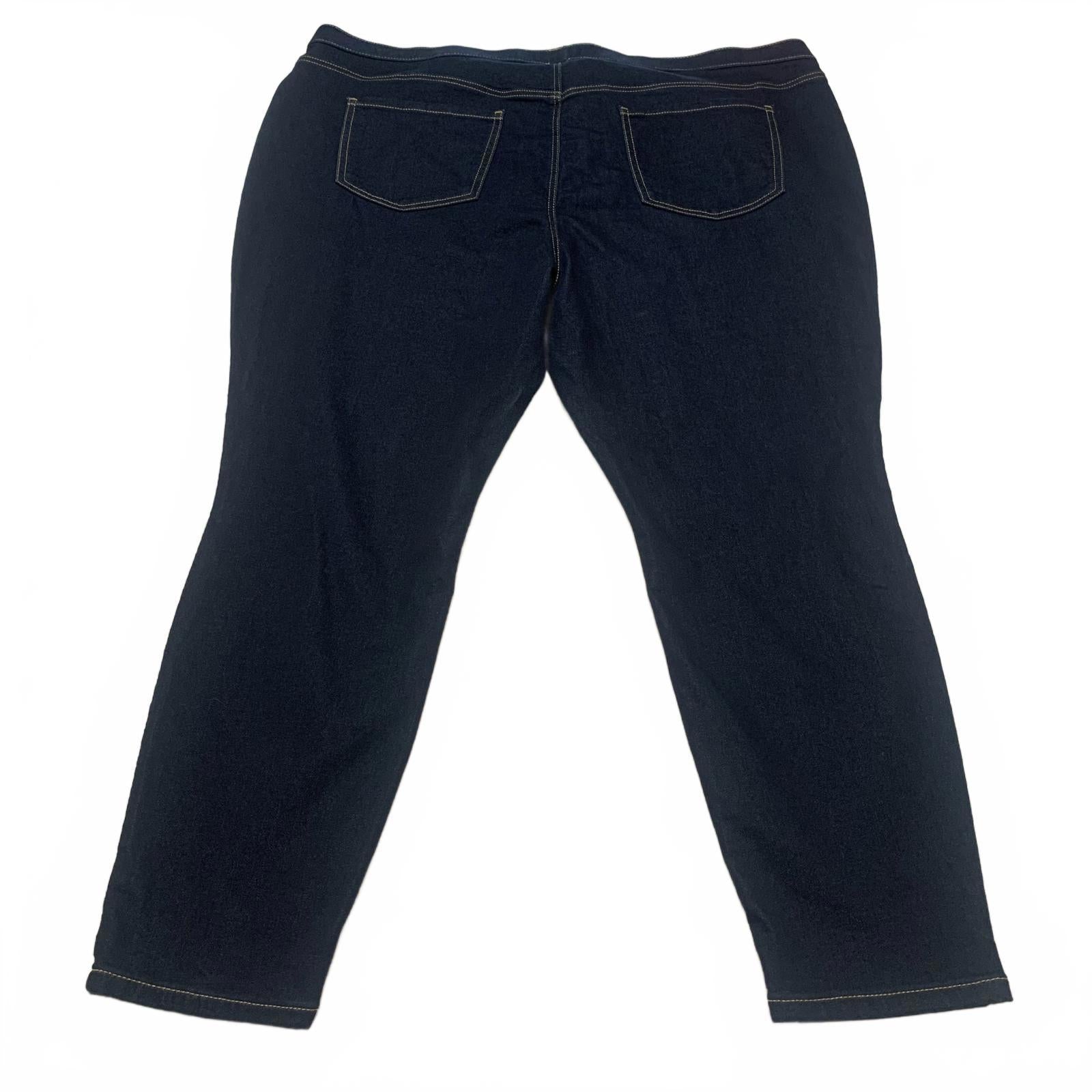 Simply Vera Vera Wang Women's Sz 3X Blue Jeans 46 x 27 Legging