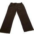Lands' End Men's Size 38 Brown Traditional Fit Tapered Leg Corduroy Pants