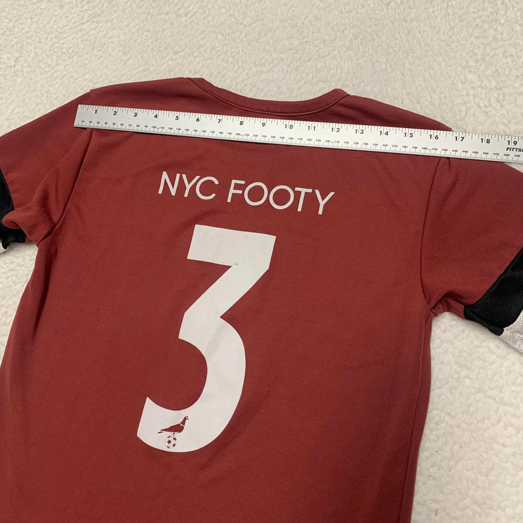 PUMA NYC Footy Soccer Men's Jersey Size S Burgundy