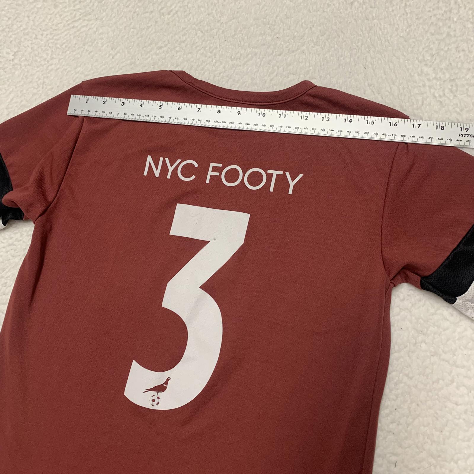 PUMA NYC Footy Soccer Men's Jersey Size S Burgundy
