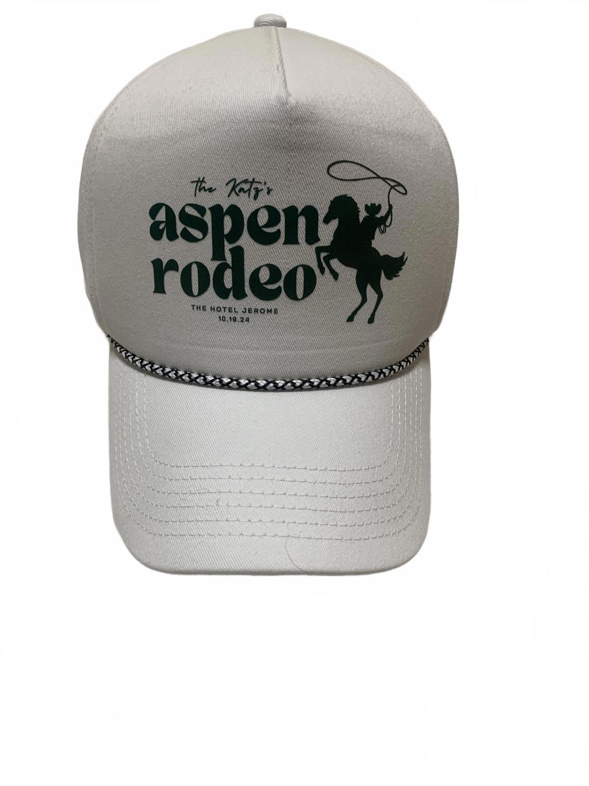 Sportsman White The Katz's Aspen Rodeo The Hotel Jerome Trucker Hat