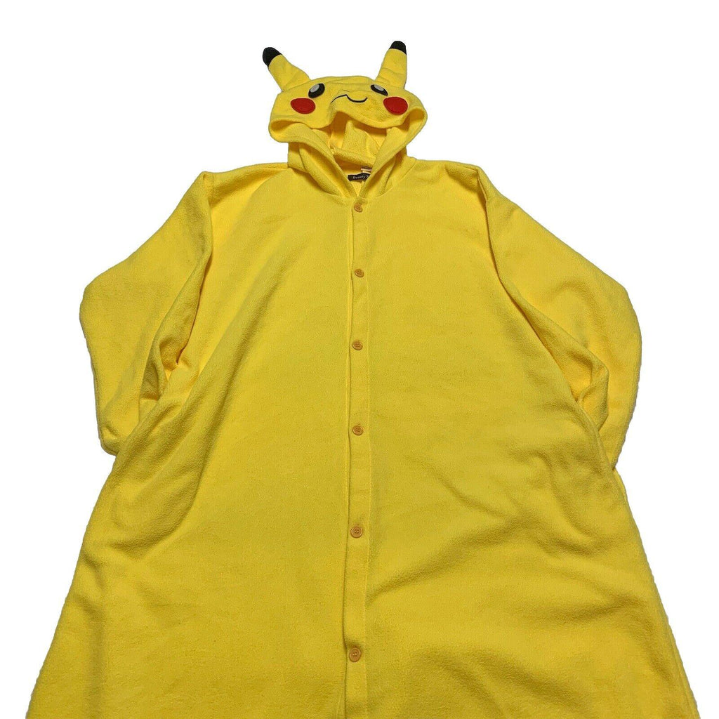Beauty Shine Pikachu Pajamas Sleeping Wear Adult Cosplay Body Suit One Piece XL