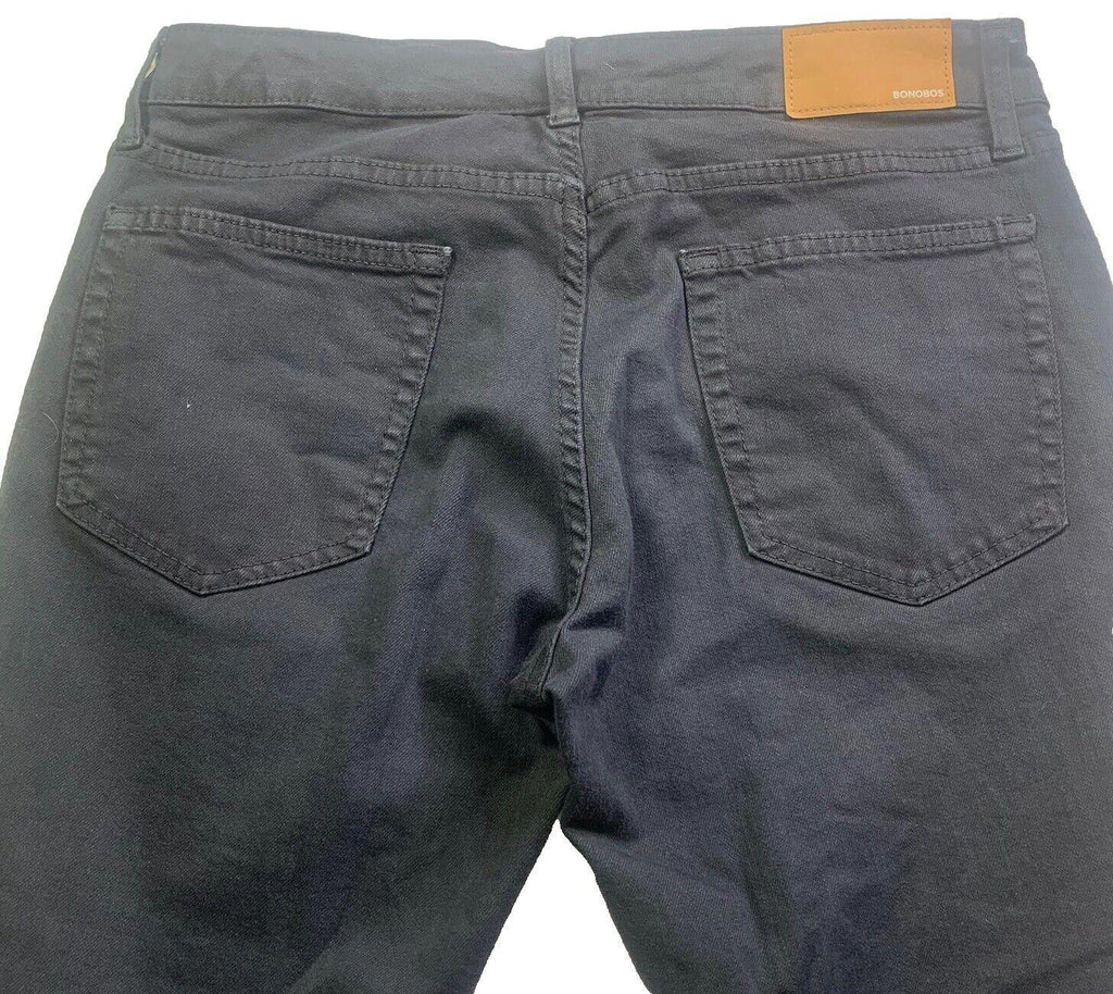 Bonobos Jeans Men's 31/30 Black Slim Straight Leg Stretch