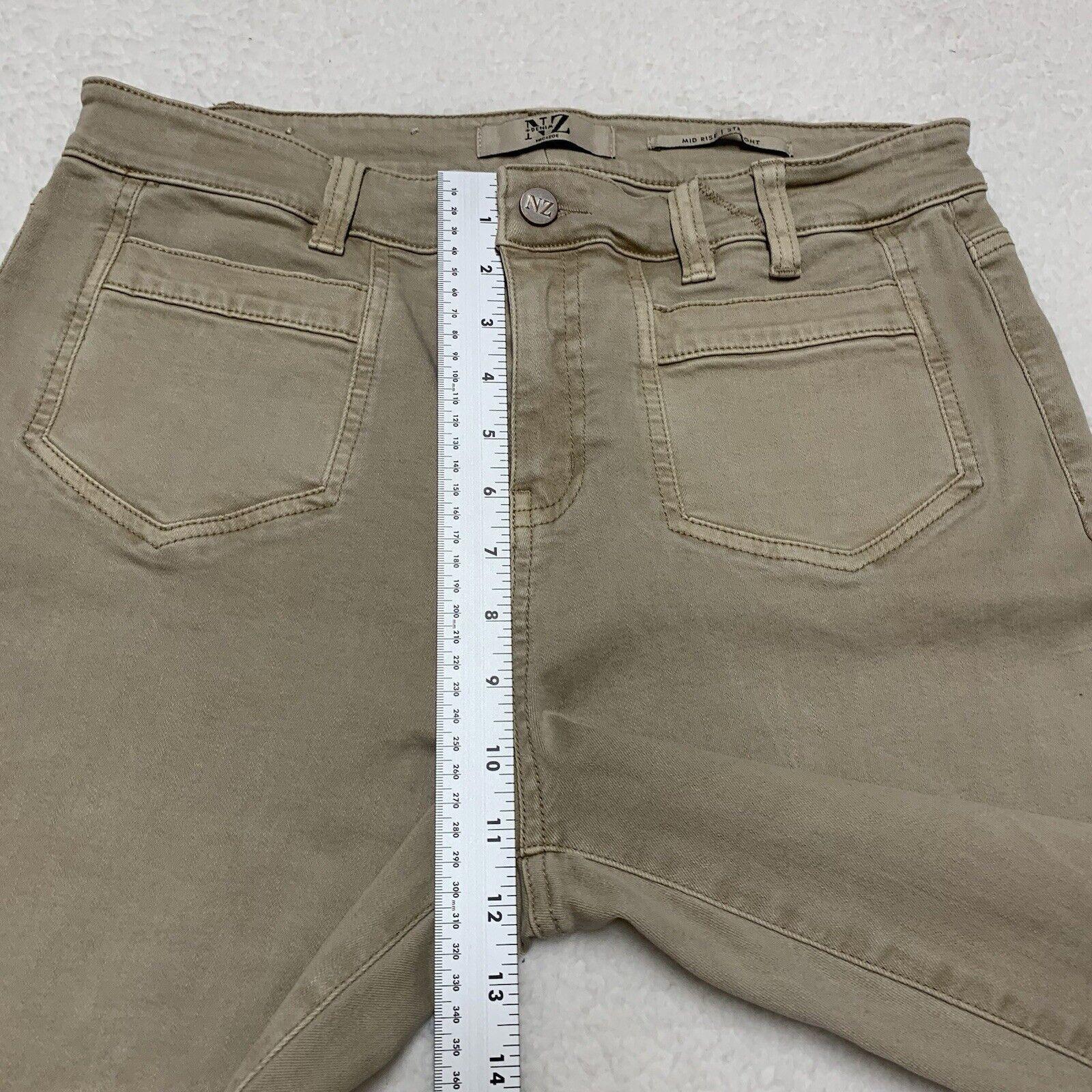 Nic+Zoe Jeans Women’s Size 32 Tan  Patch Front Pocket Beige