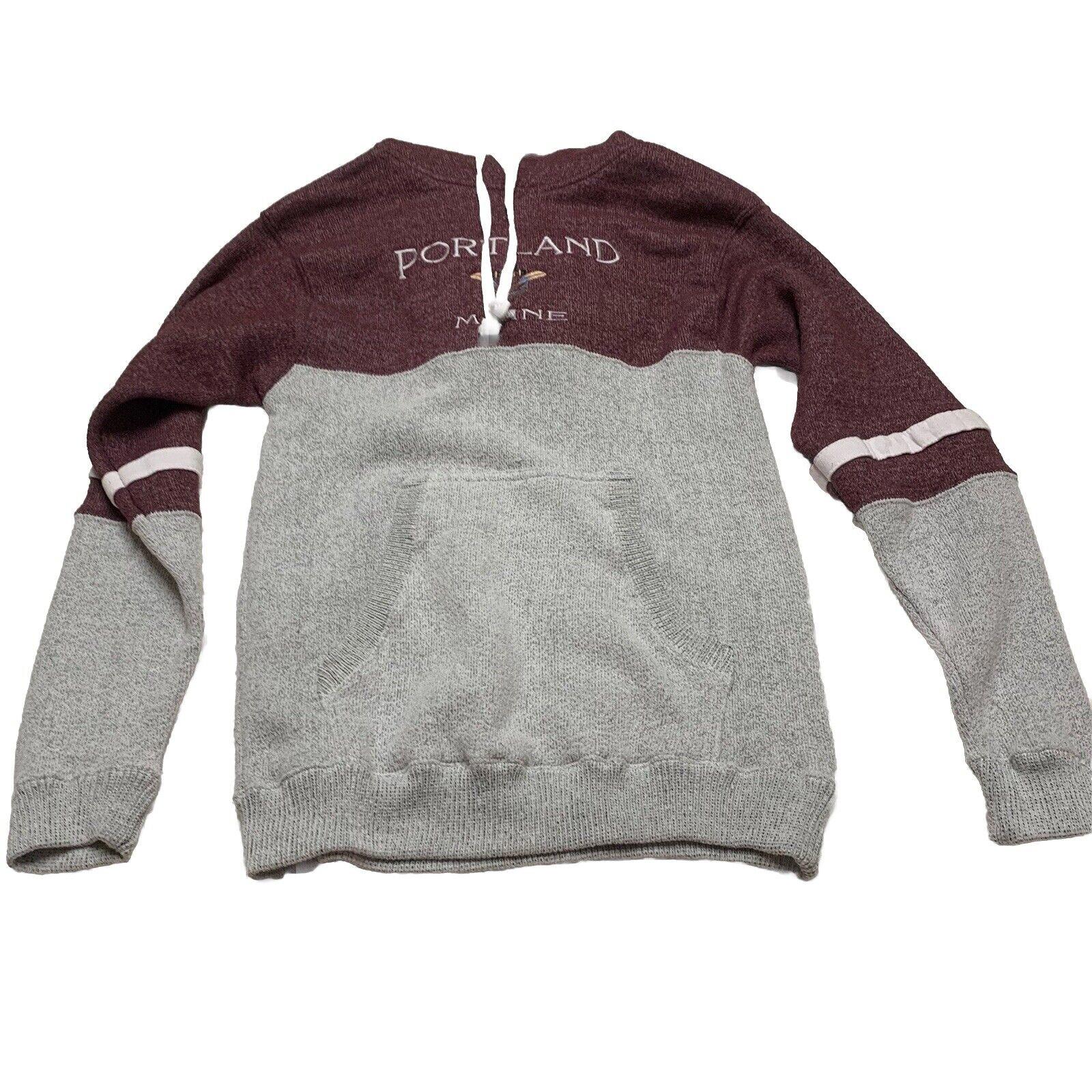 Hooded Sweater Jogging Pullover Activities Streetwear Portland Maine Souvenir