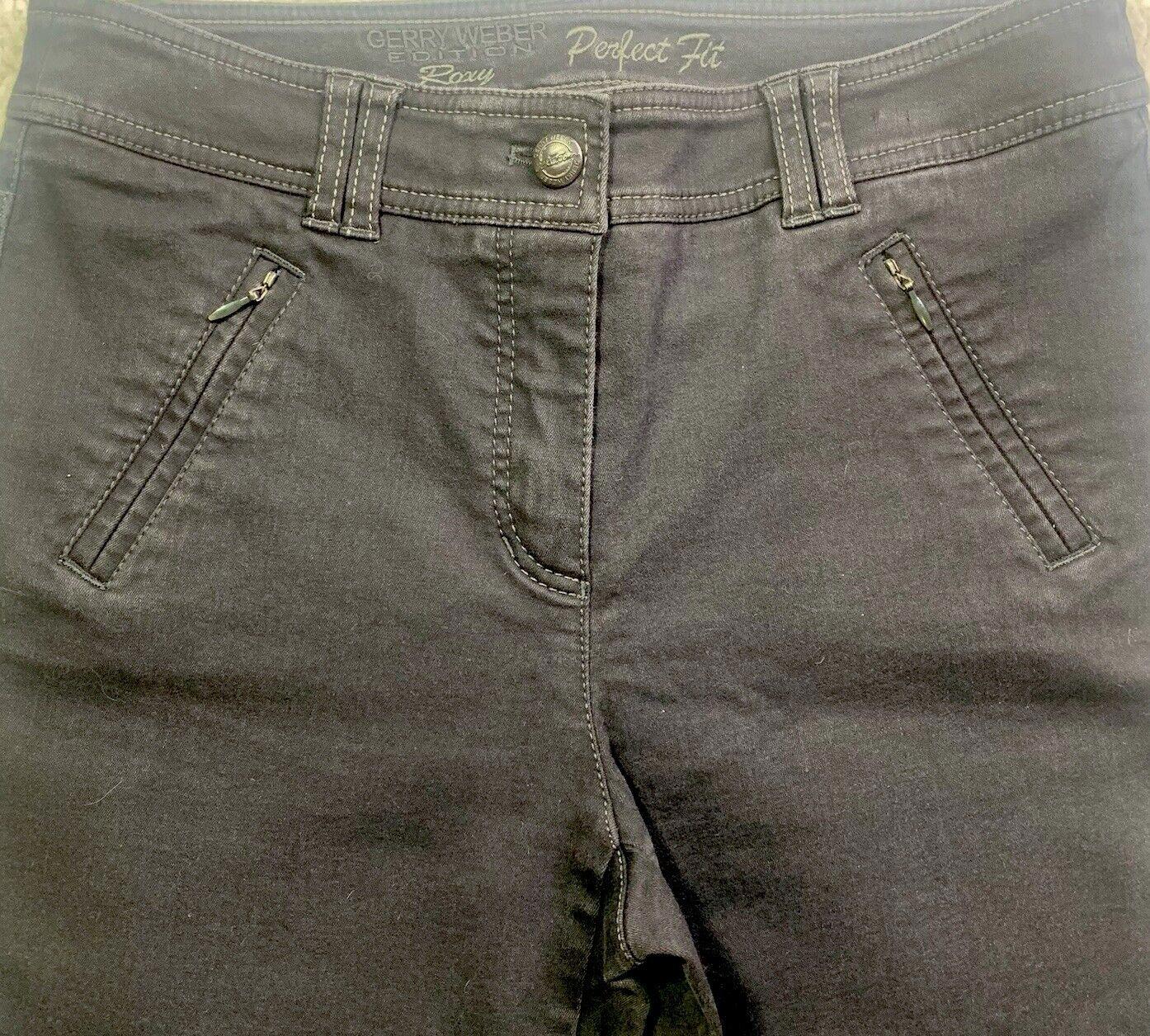 Gerry Weber Roxy Girl's Jeans Size US/C 8 Black Fit Skinny
