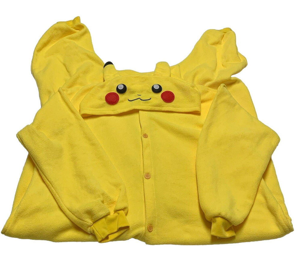 Beauty Shine Pikachu Pajamas Sleeping Wear Adult Cosplay Body Suit One Piece XL