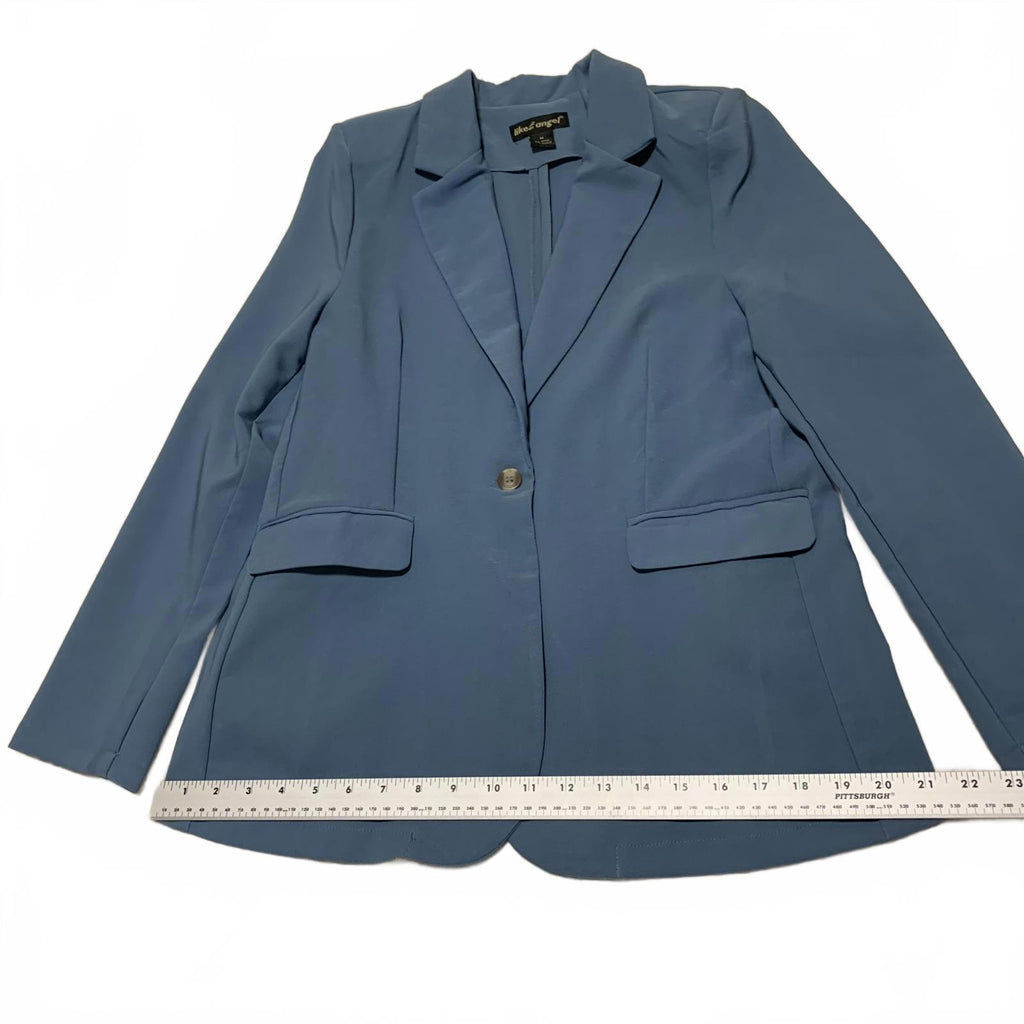 Like an Angel Women's Top Size M Blue Blazer Casual Style Jacket