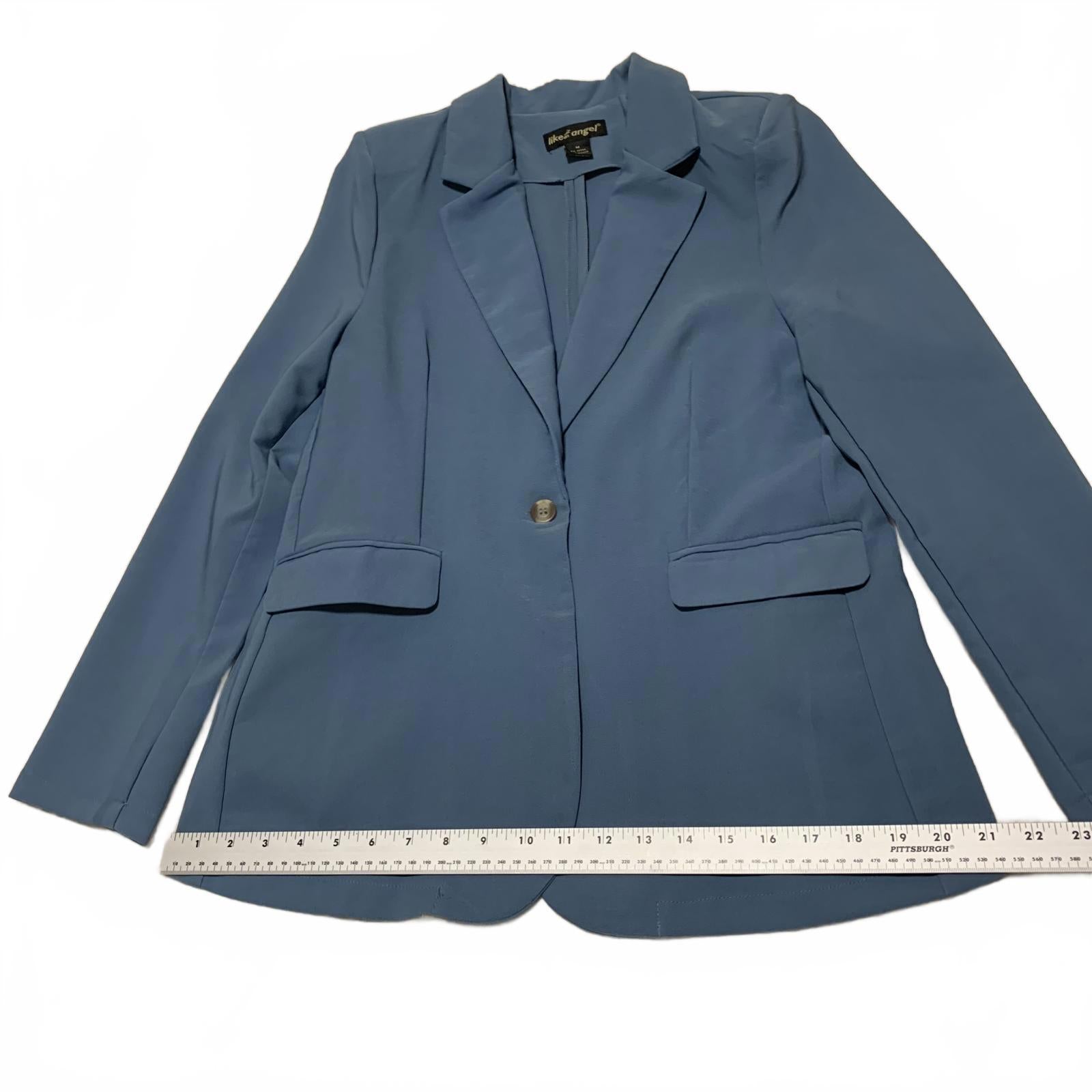 Like an Angel Women's Top Size M Blue Blazer Casual Style Jacket