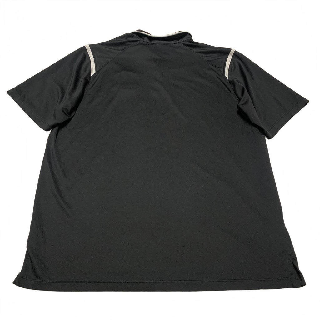 Nike DRI-FIT Mens Sz Large Black Lacrosse Polo Black