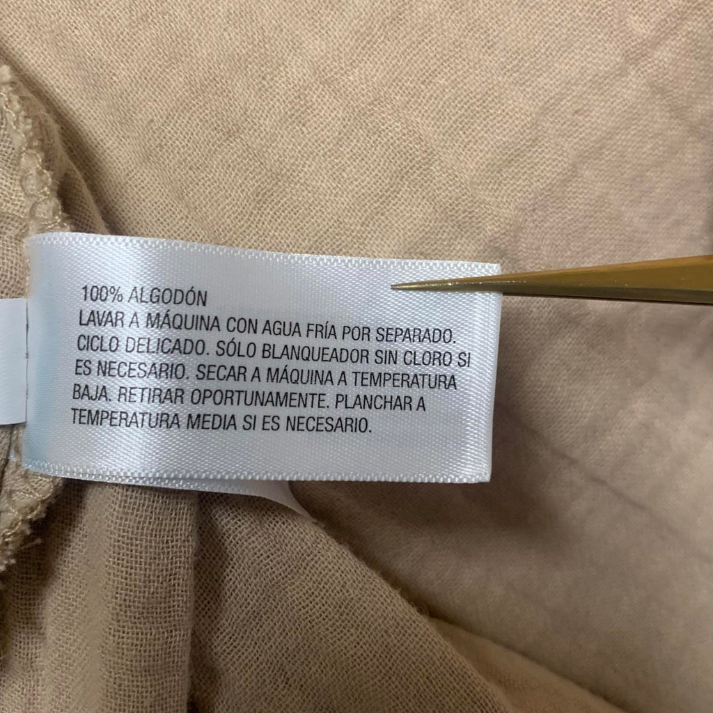 Universal Threads Goods Co. Womens Sz Large Beige Casual Maxi Dress Cotton