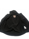 Free Country Men's Size X Large  Black Utility Jacket Hooded Coat  Warm Durable