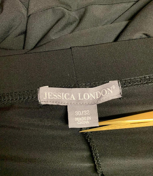 Jessica London Women's Black Capris Size 30/32 49" waist
