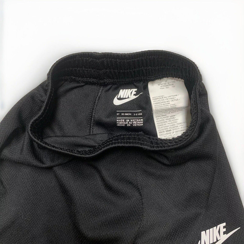 Nike Boys 3T (2/3 Yrs) Black Shorts Jersey Stretch Toddler Pants