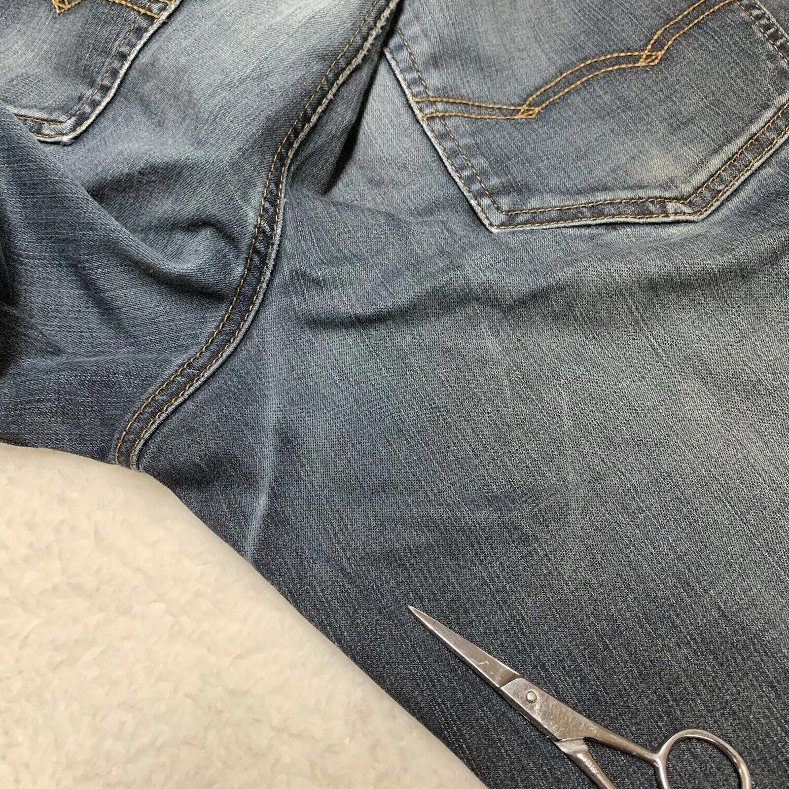 American Eagle Outfitters Straight Jeans Men's 32/34 Blue Dark Wash Flex Denim