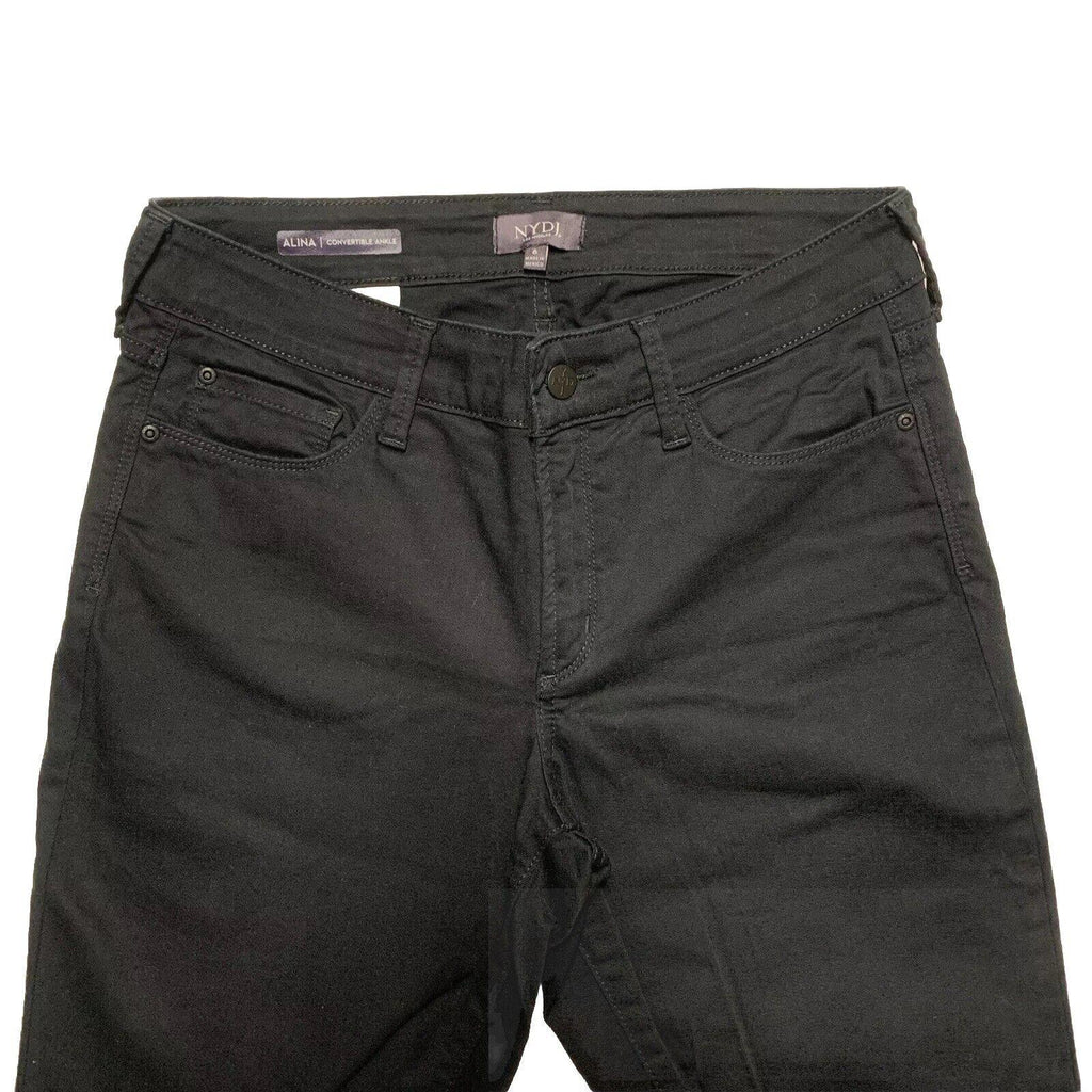 NYDJ Women’s Size 6 Black Jeans Straight Leg Stretch Lift Tuck Technology