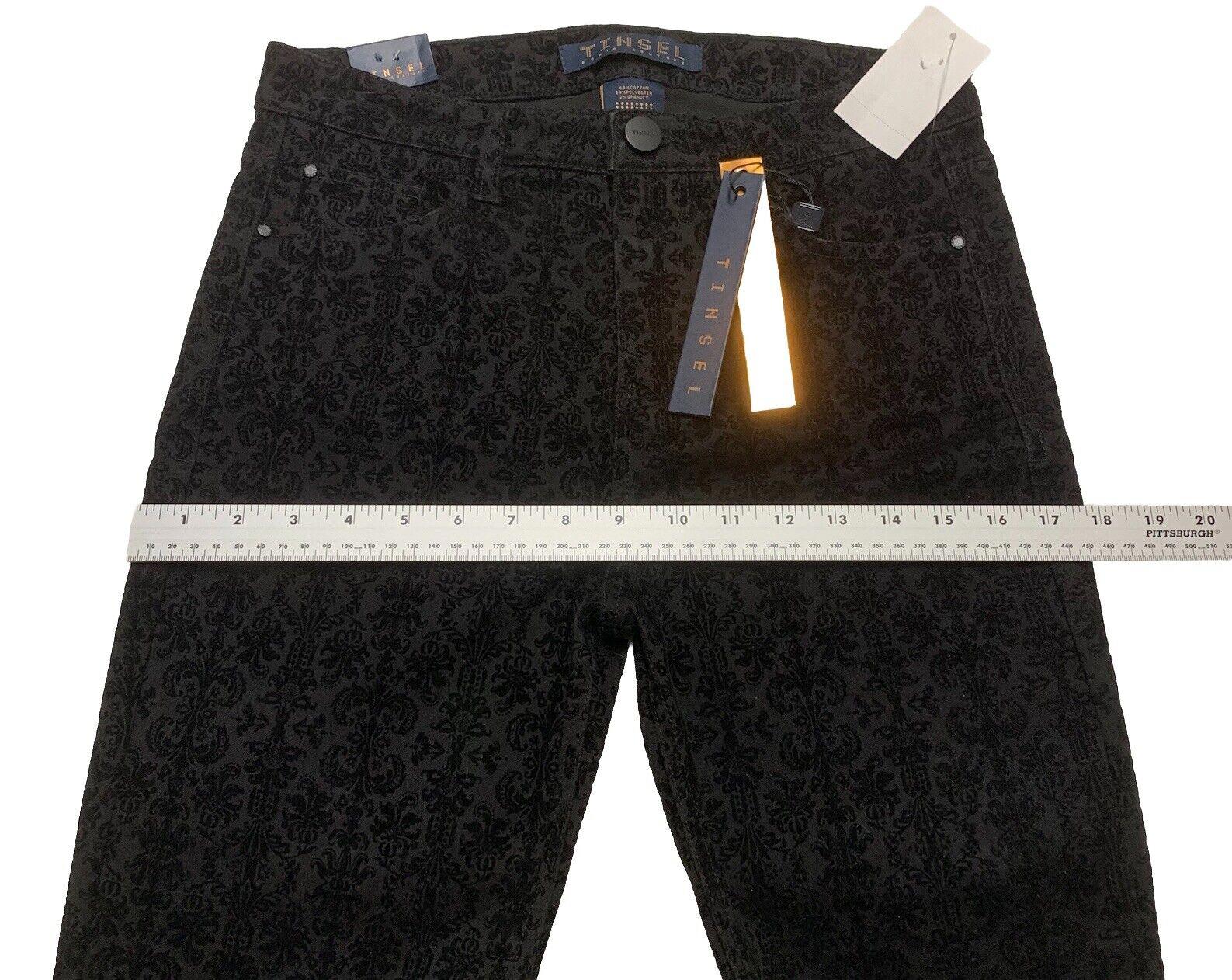 Lord & Taylor Tinsel Women's Size 29 Black Skinny Couture Soft Denim Pants