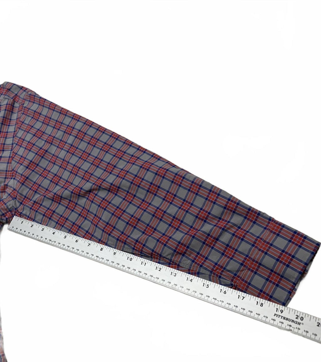 Vineyard Vines Mens Sz XXL Plaid Red Classic Fit Murray Button Shirt
