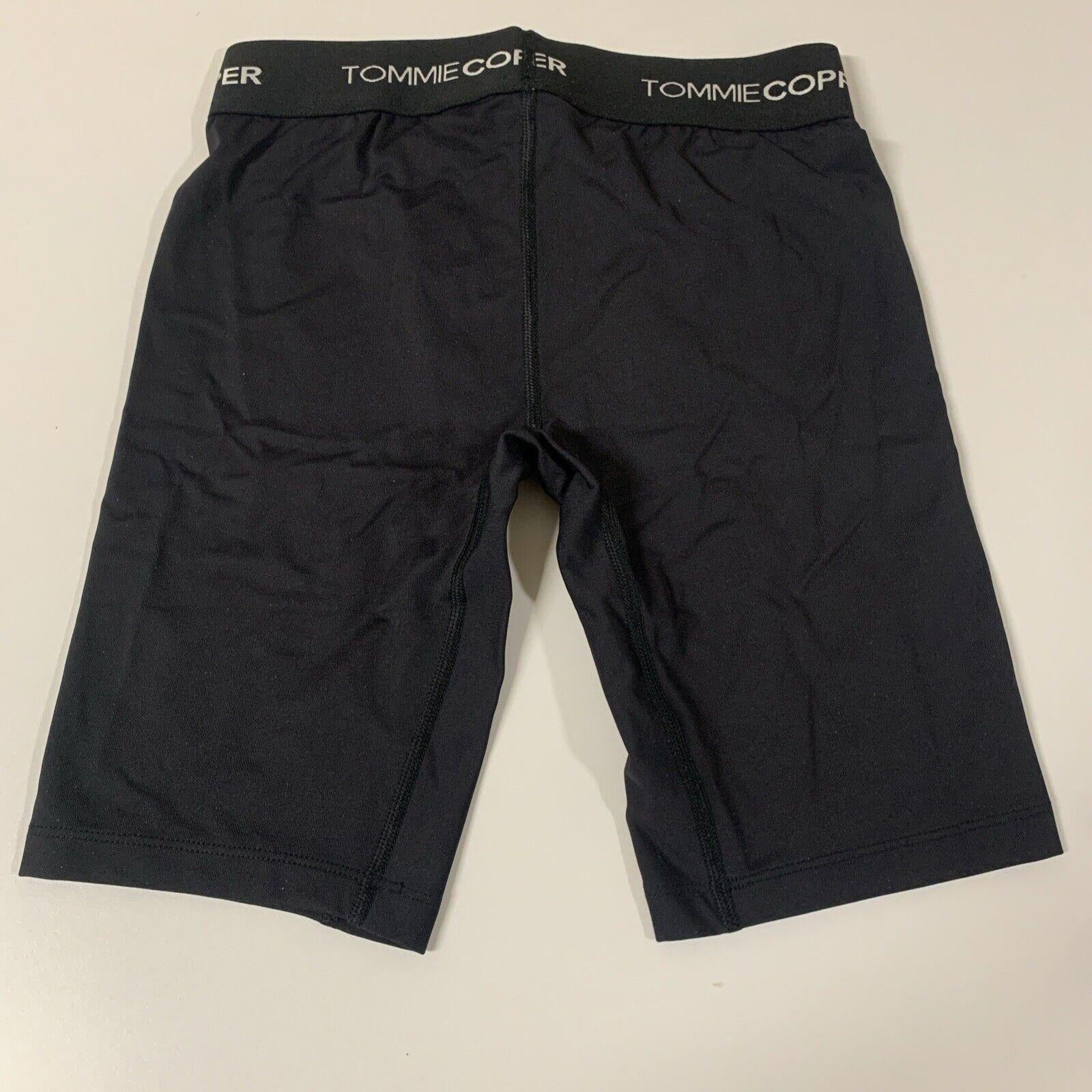 Tommie Copper Core Youth Boys Small Black Compression Biker Underlay Shorts