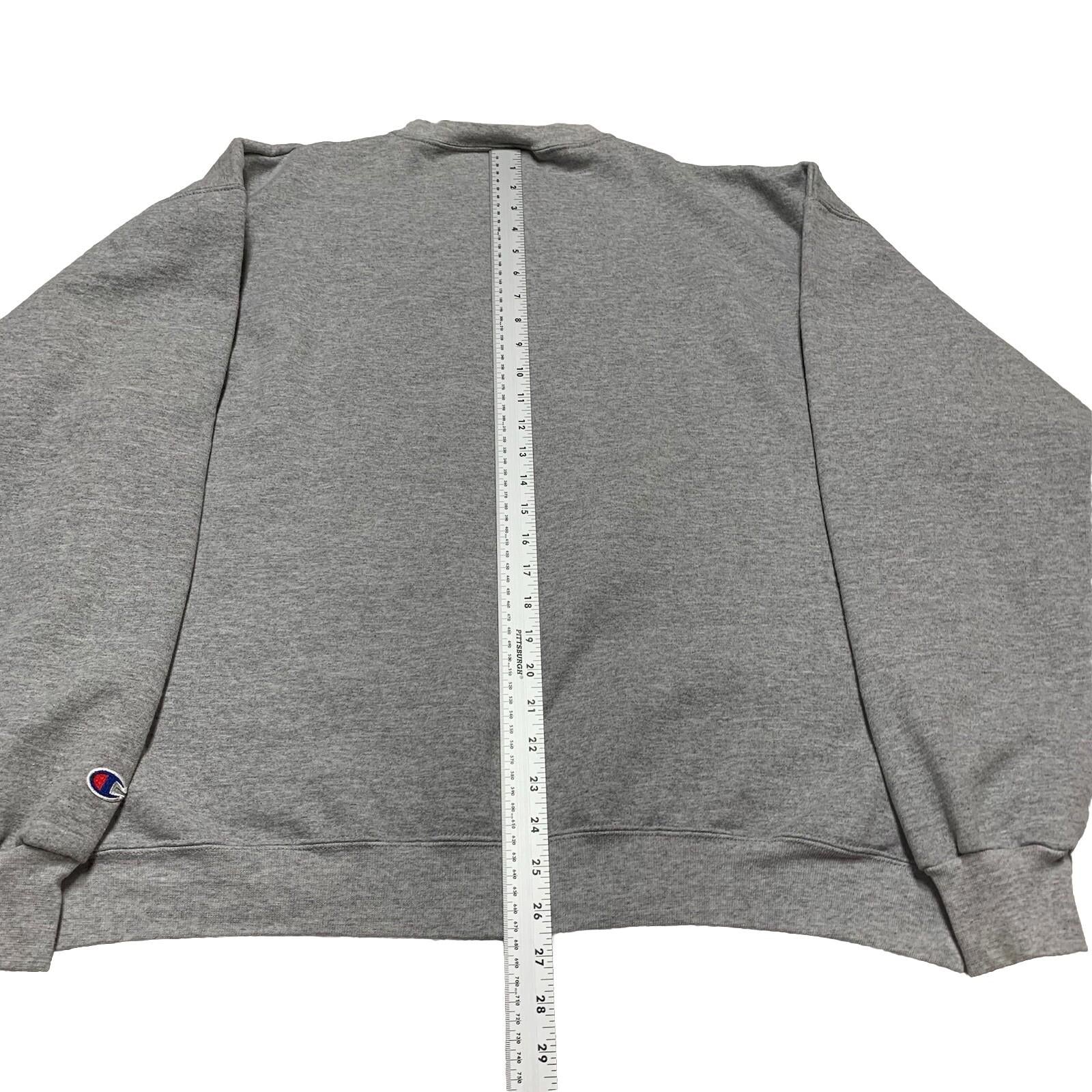 Champion Authentic Unisex Sweatshirt XL Gray Seton Hall University Crewneck