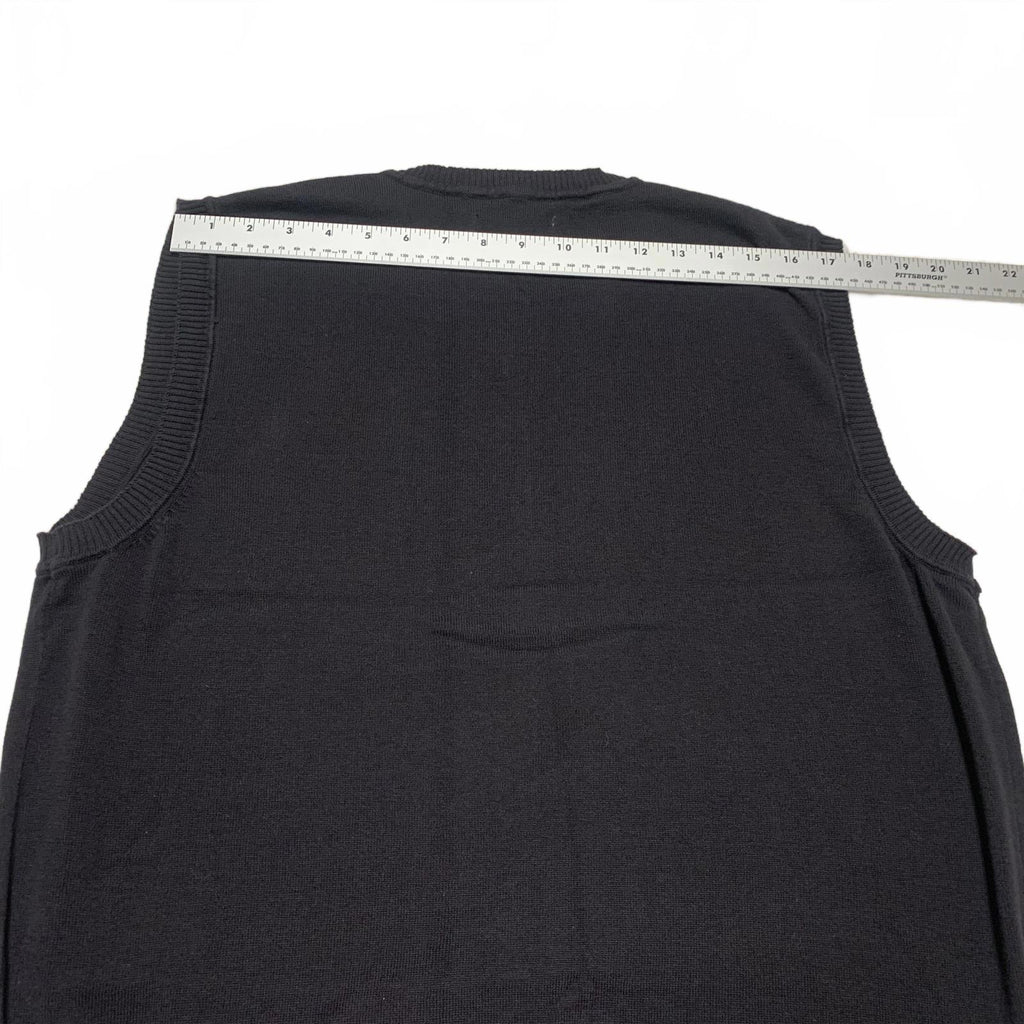 Club Room Men’s Size Large Black Argyle Sweater Vest