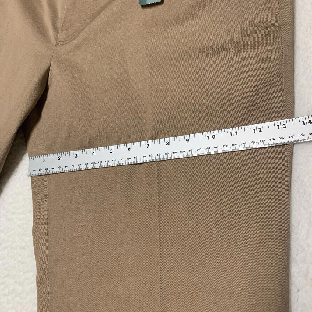 L.L. Bean Dress Slacks Chino Men's Sz 42 Wide Dark Khaki