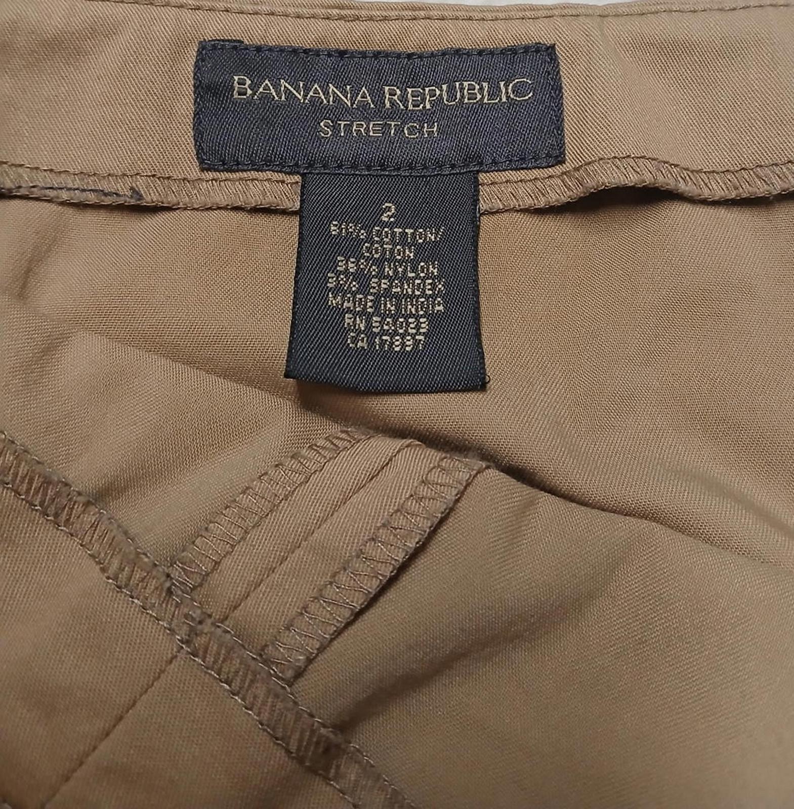 Banana Republic Womens Sz 2 Beige W28 Stretch Mini Skirt