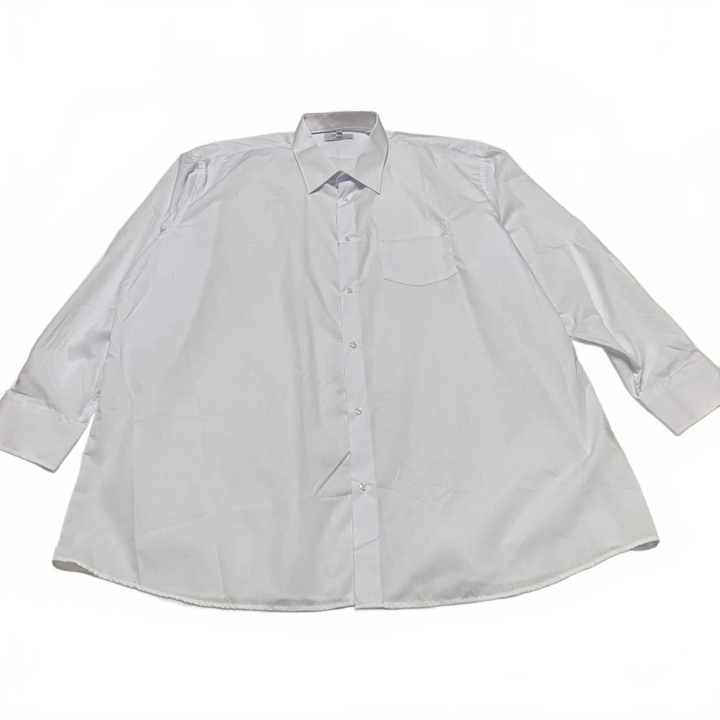 Boltini Men's 4XL White Classic Fit Button Dress Shirt 20-20.5
