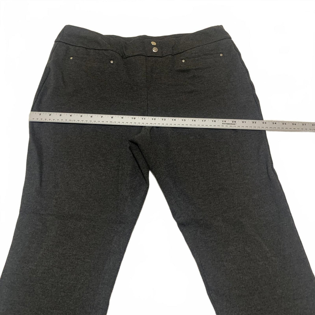 Rekucci Women's Size 18W Dark Gray Casual W40x29.5 Pants