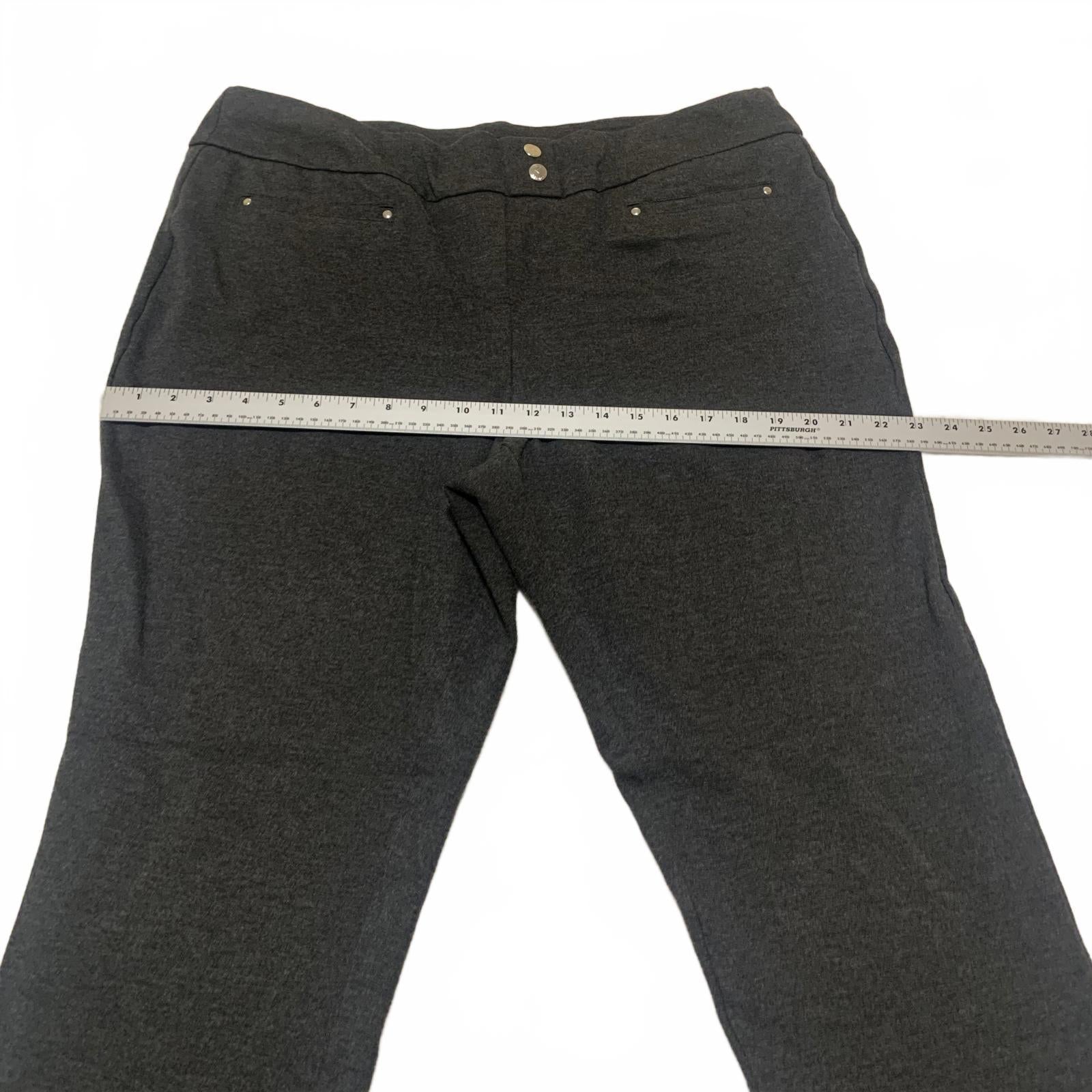 Rekucci Women's Size 18W Dark Gray Casual W40x29.5 Pants
