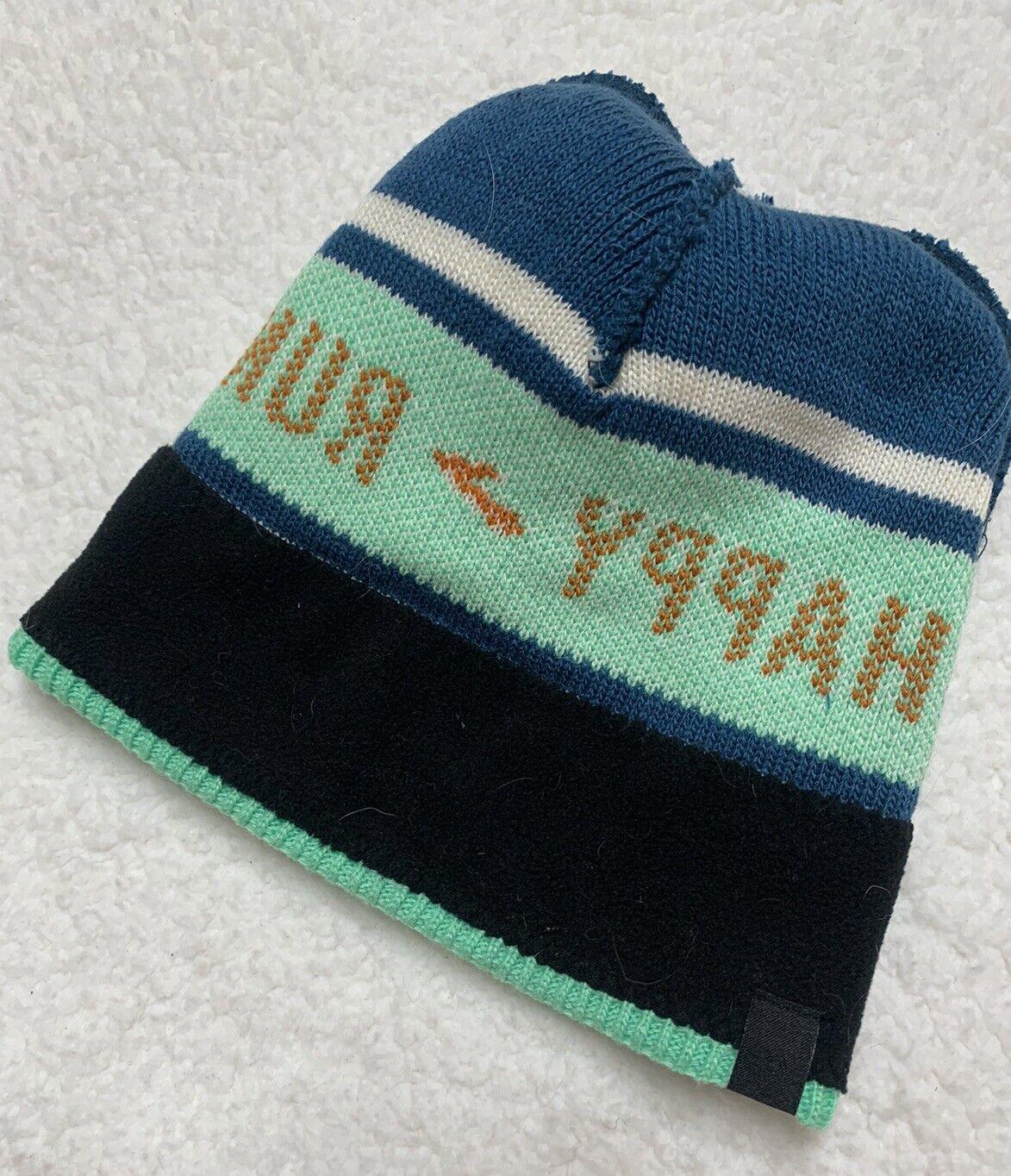 Brooks Heritage Run Happy Unisex Hat Pom Pom Beanie Sportswear Winter Ski OSFA