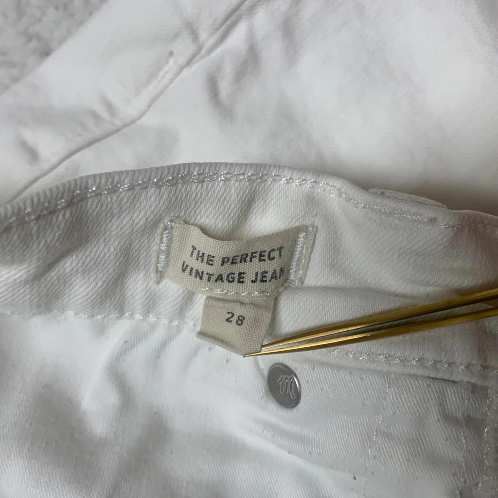 Madewell Womens Size 28 White Denim Pants