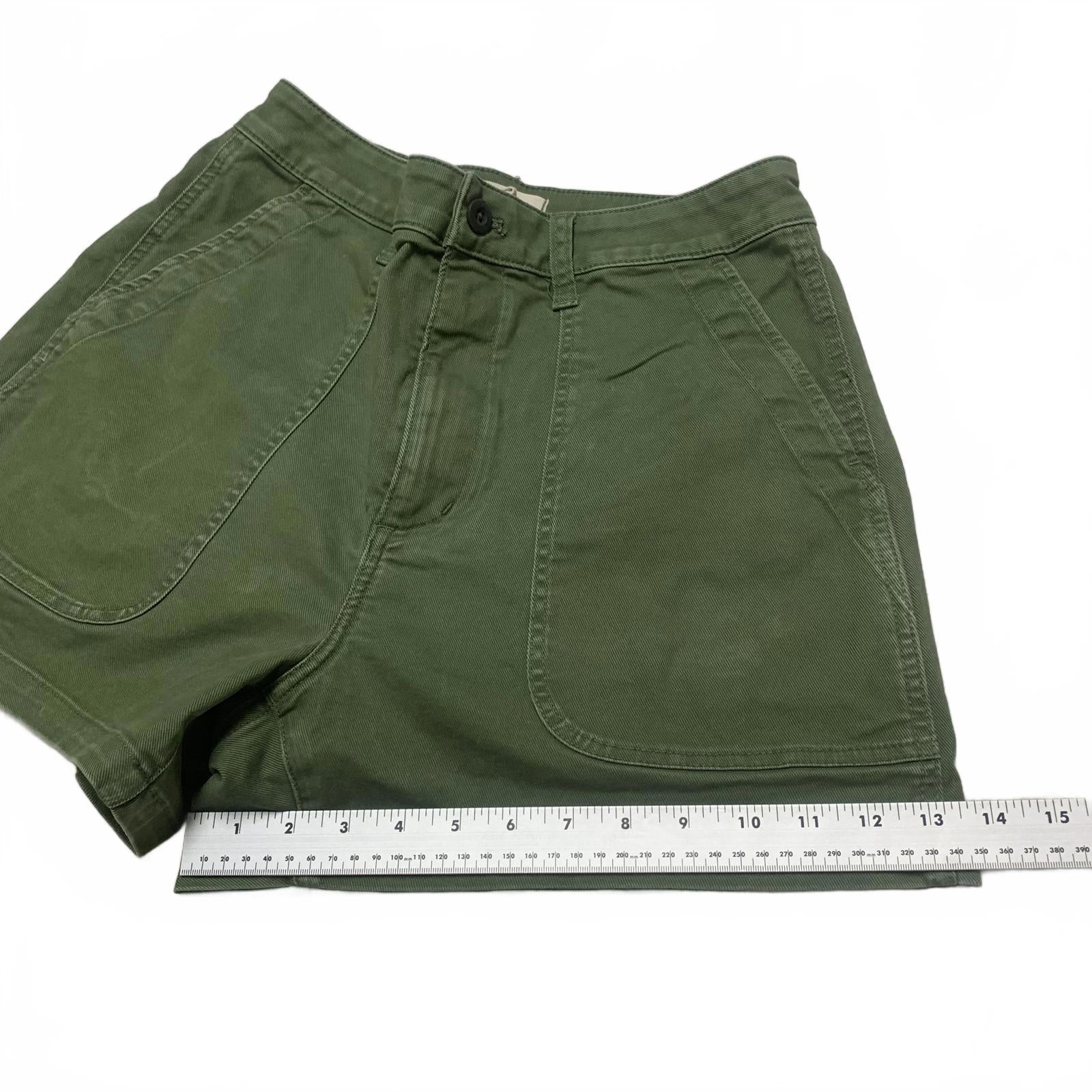 Madewell Women's Sz 29 Olive Green Shorts W30